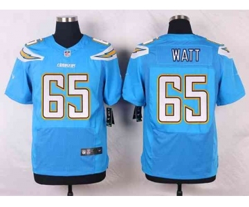 nike nfl jerseys san diego chargers #65 watt lt.blue[new Elite]