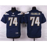 nike nfl jerseys san diego chargers #74 franklin blue[new Elite]