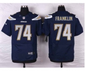 nike nfl jerseys san diego chargers #74 franklin blue[new Elite]