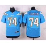 nike nfl jerseys san diego chargers #74 franklin lt.blue[new Elite]