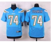 nike nfl jerseys san diego chargers #74 franklin lt.blue[new Elite]