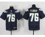 nike nfl jerseys san diego chargers #76 fluker dk.blue[new Elite]