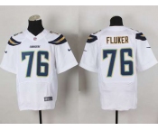 nike nfl jerseys san diego chargers #76 fluker white[new Elite]