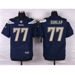 nike nfl jerseys san diego chargers #77 dunlap blue[new Elite]