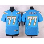 nike nfl jerseys san diego chargers #77 dunlap lt.blue[new Elite]