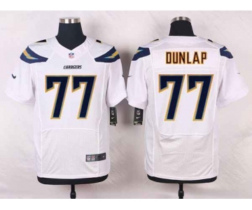 nike nfl jerseys san diego chargers #77 dunlap white[new Elite]