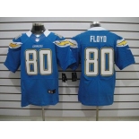 nike nfl jerseys san diego chargers #80 floyd lt.blue[Elite]