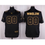 nike nfl jerseys san diego chargers #80 winslow black gold collection[Elite][winslow]