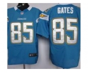 nike nfl jerseys san diego chargers #85 antonio gates lt.blue [Elite Jersey]