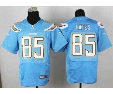 nike nfl jerseys san diego chargers #85 antonio gates lt.blue[new Elite]