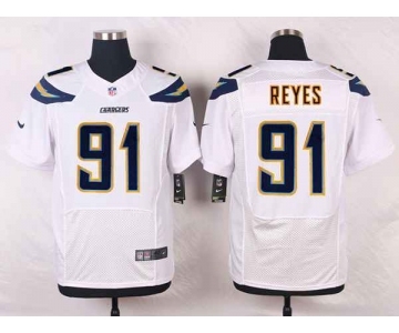 nike nfl jerseys san diego chargers #91 reyes white[new Elite]