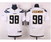 nike nfl jerseys san diego chargers #98 lissemore white[new Elite]