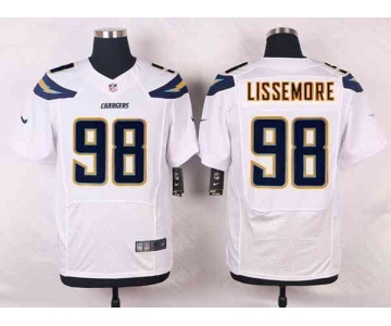 nike nfl jerseys san diego chargers #98 lissemore white[new Elite]