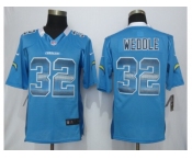 2015 New Nike San Diego Charger #32 Weddle Blue Strobe Jerseys[Limited]