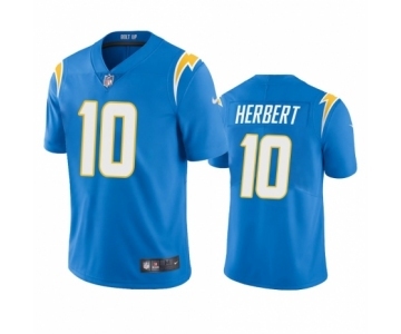 Los Angeles Chargers #10 Justin Herbert Powder Blue 2020 NFL Draft Vapor Limited Jersey