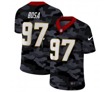 Los Angeles Chargers #97 Joey Bosa Men's Nike 2020 Black CAMO Vapor Untouchable Limited Stitched NFL Jersey