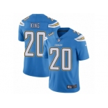 Men Nike Los Angeles Chargers #20 Desmond King Electric Blue Alternate Vapor Untouchable Limited Player NFL Jersey