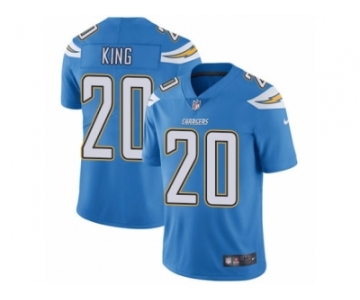 Men Nike Los Angeles Chargers #20 Desmond King Electric Blue Alternate Vapor Untouchable Limited Player NFL Jersey