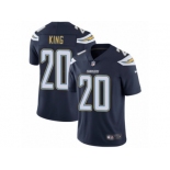 Men Nike Los Angeles Chargers #20 Desmond King Navy Blue Team Color Vapor Untouchable Limited Player NFL Jersey