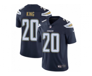 Men Nike Los Angeles Chargers #20 Desmond King Navy Blue Team Color Vapor Untouchable Limited Player NFL Jersey