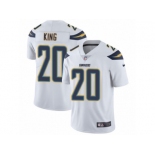 Men Nike Los Angeles Chargers #20 Desmond King White Vapor Untouchable Limited Player NFL Jersey