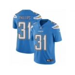 Men Nike Los Angeles Chargers #31 Adrian Phillips Electric Blue Alternate Vapor Untouchable Limited Player NFL Jersey