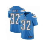 Men Nike Los Angeles Chargers #32 Branden Oliver Electric Blue Alternate Vapor Untouchable Limited Player NFL Jersey