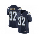 Men Nike Los Angeles Chargers #32 Branden Oliver Navy Blue Team Color Vapor Untouchable Limited Player NFL Jersey