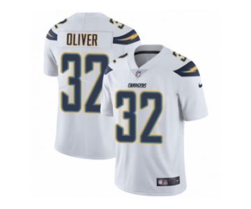 Men Nike Los Angeles Chargers #32 Branden Oliver White Vapor Untouchable Limited Player NFL Jersey