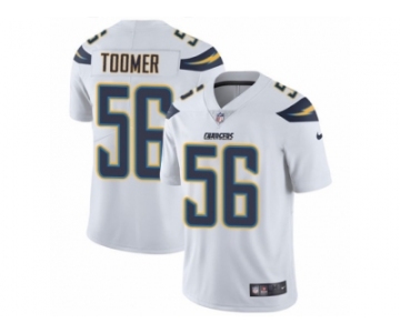 Men Nike Los Angeles Chargers #56 Korey Toomer White Vapor Untouchable Limited Player NFL Jersey