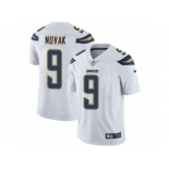 Men Nike Los Angeles Chargers #9 Nick Novak White Vapor Untouchable Limited Player NFL Jersey