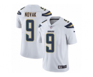 Men Nike Los Angeles Chargers #9 Nick Novak White Vapor Untouchable Limited Player NFL Jersey