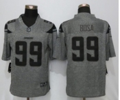 Men Nike San Diego Chargers #99 Joey Bosa Stitched Gridiron Gray Limited Jersey