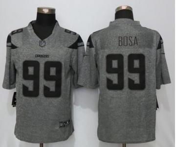 Men Nike San Diego Chargers #99 Joey Bosa Stitched Gridiron Gray Limited Jersey