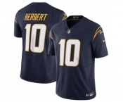 Men's Los Angeles Chargers #10 Justin Herbert Navy 2023 F.U.S.E. Vapor Untouchable Limited Stitched Jersey