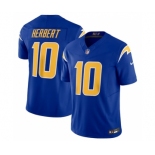 Men's Los Angeles Chargers #10 Justin Herbert Royal 2023 F.U.S.E. Vapor Untouchable Limited Stitched Jersey