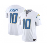 Men's Los Angeles Chargers #10 Justin Herbert White 2023 F.U.S.E. Vapor Untouchable Limited Stitched Jersey