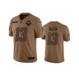 Men's Los Angeles Chargers #13 Keenan Allen 2023 Brown Salute To Service Limited Football Stitched Jersey