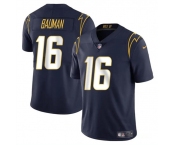 Men's Los Angeles Chargers #16 Casey Bauman Navy 2024 Vapor Limited Football Stitched Jersey