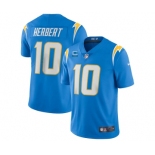 Men's Los Angeles Chargers 2022 #10 Justin Herbert Blue With 2-star C Patch Vapor Untouchable Limited Stitched Jersey