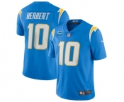 Men's Los Angeles Chargers 2022 #10 Justin Herbert Blue With 2-star C Patch Vapor Untouchable Limited Stitched Jersey