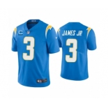 Men's Los Angeles Chargers 2022 #3 Derwin James Jr. Blue With 2-star C Patch Vapor Untouchable Limited Stitched Jersey