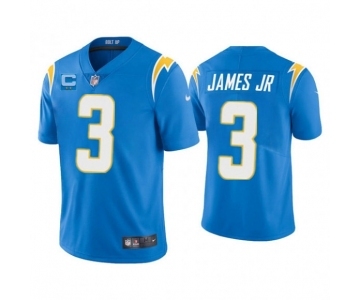 Men's Los Angeles Chargers 2022 #3 Derwin James Jr. Blue With 2-star C Patch Vapor Untouchable Limited Stitched Jersey