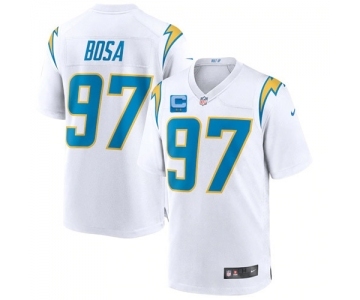 Men's Los Angeles Chargers 2022 #97 Joey Bosa White With 2-star C Patch Vapor Untouchable Limited Stitched NFL Jersey