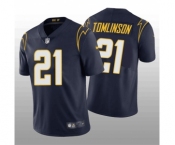 Men's Los Angeles Chargers #21 LaDainian Tomlinson Navy Vapor Untouchable Limited Stitched Jersey