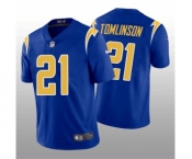 Men's Los Angeles Chargers #21 LaDainian Tomlinson Royal Vapor Untouchable Limited Stitched Jersey