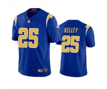 Men's Los Angeles Chargers #25 Joshua Kelley Royal Vapor Untouchable Limited Stitched Jersey