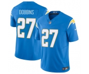 Men's Los Angeles Chargers #27 J.K. Dobbins Blue 2024 F.U.S.E Vapor Limited Stitched Football Jersey