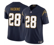 Men's Los Angeles Chargers #28 Hassan Haskins Navy 2024 F.U.S.E Vapor Limited Stitched Football Jersey