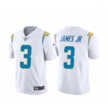 Men's Los Angeles Chargers #3 Derwin James Jr. White Vapor Untouchable Limited Stitched Jersey